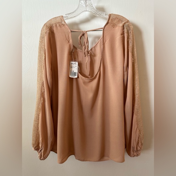 Bohemian Forever21 Tan Women's Top - Picture 2 of 5